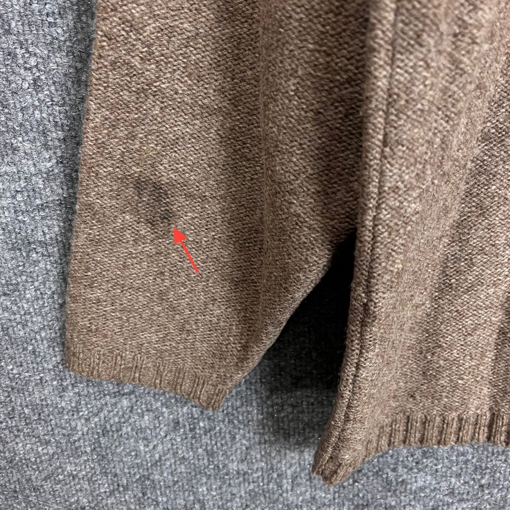 Vintage Patagonia Crewneck Sweater Mens XL Brown Good Striped Wool - Picture 4 of 10